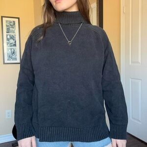 Vintage Black Turtleneck Sweater